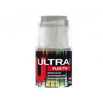 ULTRA Ремонтный комплект (ремкомплект) PLUS 710 (стекломат + смола + отв.) 0,25кг