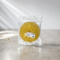 Menzerna Круг полировальный овчинный крученая шерсть на липучке (жёлтый)