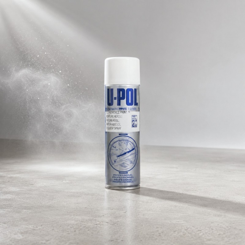 U-POL Power Can Высокоэффективный глянцевый лак Clearcoat, в аэрозоле 500мл.