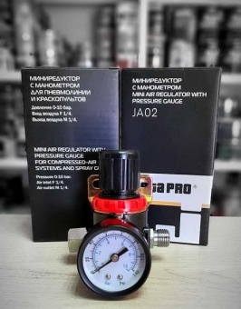 JETA PRO Входной регулятор давления с манометром для краскораспылителей JA02