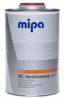 MIPA Разбавитель для базовых красок (эмалей) BC-Verdünnung Thinner 1л.