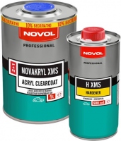 Novol Бесцветный акриловый лак NOVAKRYL XMS 1л + 0,5отв