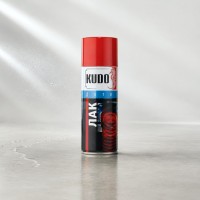 KUDO Акриловый лак тонировочный красный для фонарей, 520мл