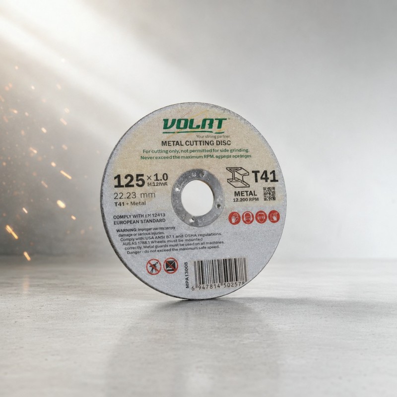 ВОЛАТ Круг отрезной 125х1.0x22.2 mm для металла LIGHT