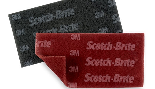 3M™ Абразивный материал в листах Scotch Brite (скотч брайт), красный