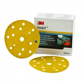 3M™ Круг абразивный шлифовальный 255P Hookit™ 150 мм, 15 отверстий, градация P80