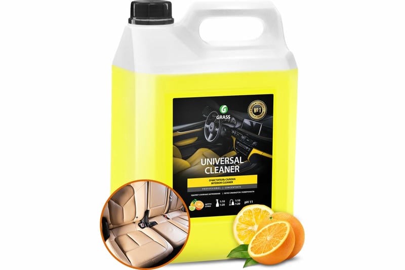 GRASS Очиститель салона «Universal-cleaner» Концентрат 5,4 кг 125197 (112101)