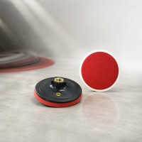 FORSAGE Тарелка (оправка) опорная с Velcro фиксацией для УШМ (150мм, М14 под ключ)