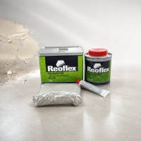 REOFLEX Ремонтный комплект для бамперов (полиэфирная смола для авто 0.25кг + отв. 15 гр. + стекловолокно 0,25 м2 (стекломат))