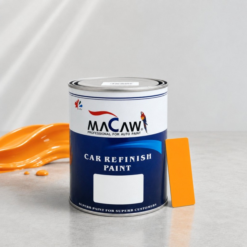 MACAW Эмаль (краска) акриловая RAL 1028 1л