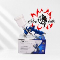 DDCARS  Краскапульт покрасочный (пистолет) с верхним бачком мини H-2000P сопло 1.0мм