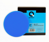 Q-Refinish Полировальный круг Ø150 мм x 25 мм на липучке, голубой, жесткий