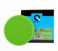 Q-Refinish Полировальный круг Ø150 мм x 25 мм на липучке, зеленый, средней жесткости