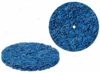 Круг абразивный зачистной для дрели (коралл) D=150 синий