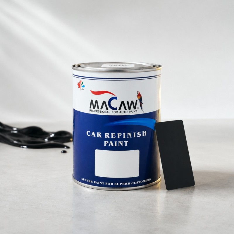 MACAW Эмаль (краска) базовая WSM 33 (SUPERBLACK) 1л