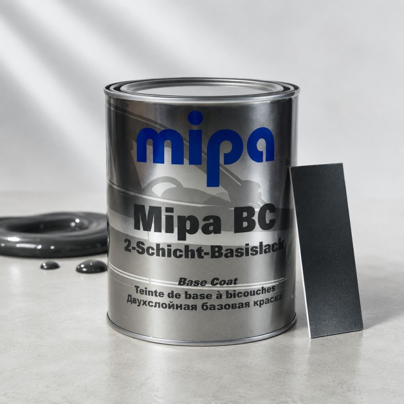 MIPA Эмаль (краска) базовая BMW 181 Diamantschwarz 1л