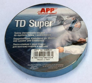 Двухсторонняя клеящая лента APP TD Super 19мм х 10м