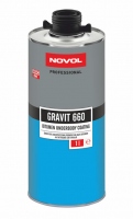 Novol Антигравийное антикоррозийное покрытие, gravit 660 bitum 1 л