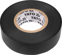 YATO изолента ПВХ, чёрная, 19 мм х 20м. YT-8165
