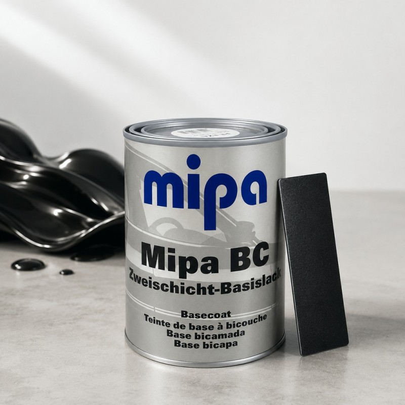 MIPA Эмаль (краска) базовая MERCEDES 197 (DB 197) Obsidianschwarz 1л