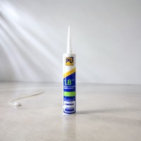 PUSTAR Клей-герметик полиуретановый для вклейки лобовых стекол RENZ 18, отверждаемый влагой, черный в тубе 310мл