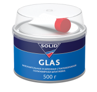 SOLID Шпатлёвка со стекловолокном GLASS 0,5 кг
