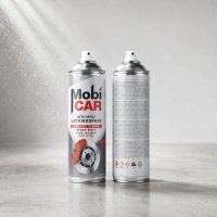 MobiCAR Эмаль для суппортов термостойкая +300°C в аэрозоле 520 мл