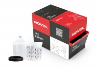 NOVOL Набор одноразовых стаканов PPS Mix&Spray, 125мкм, 650 мл. (упак. 50шт)
