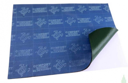 Comfort mat BLOCKSHOT Шумопоглащающий материал лист 50х70см