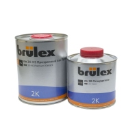Brulex Лак прозрачный акриловый 2K-HS-Premium / Премиум 1 л + 0,5л отв.