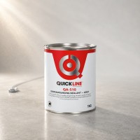 QUICKLINE Уплотнительная масса (герметик), наносимый кистью, шовный, серый 1 кг.