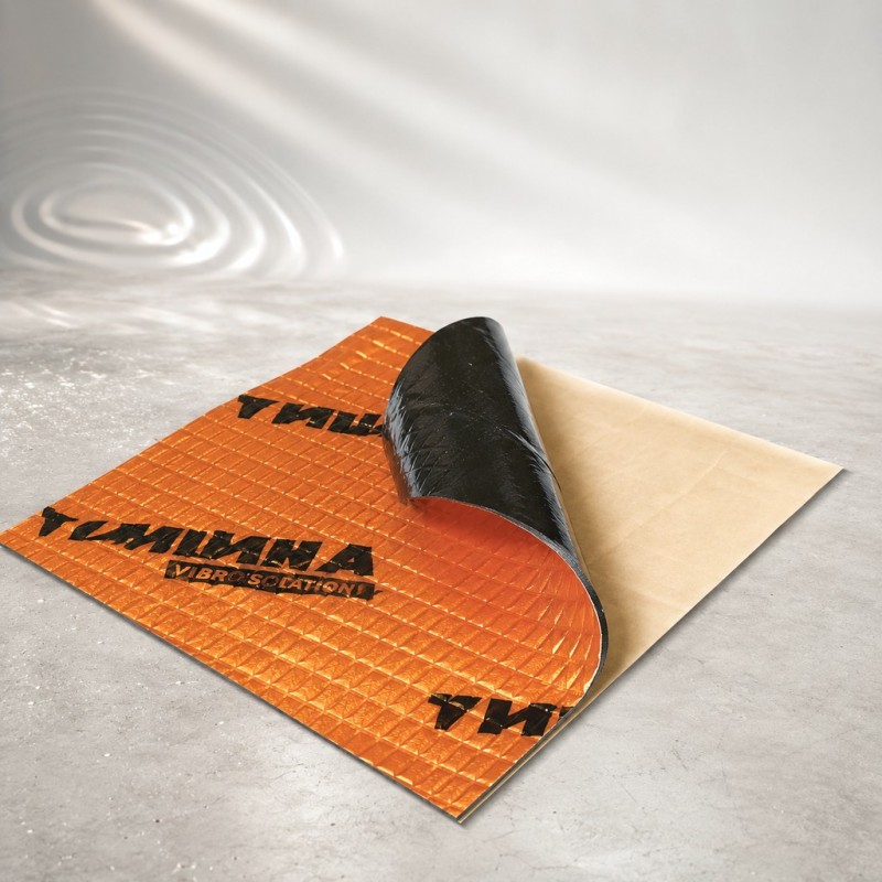 Comfort mat Тишина Виброизоляционный материал BRONZE mini M4, толщина 4мм, лист 250х500мм