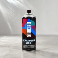 DECORIX Бесцветный акриловый лак, в аэрозоле 520мл