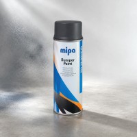 MIPA Структурная эмаль (краска) Bumper paint по пластику (для бамперов), серая, аэрозоль 400мл