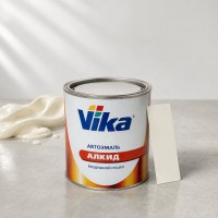 VIKA Эмаль (краска) алкидная воздушной сушки LADA 233 Серо-белая 0,9л