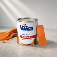 VIKA Эмаль (краска) алкидная воздушной сушки LADA 28 Апельсин Иж 0,9л