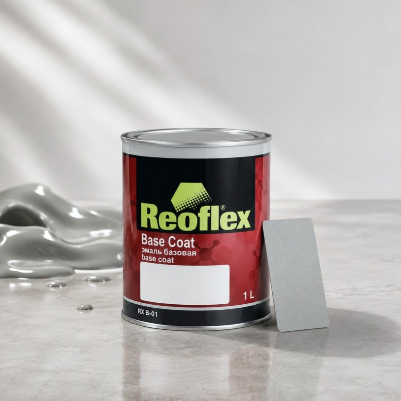 REOFLEX Эмаль (краска) базовая TOYOTA 1C0 Silver 1л