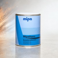 MIPA Эмаль (краска) Mipatherm термостойкая, антикоррозионная черная 800°C, 750мл