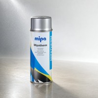 MIPA Эмаль (краска) Mipatherm термостойкая, антикоррозионная серебристая 800°C, в аэрозоле 400мл