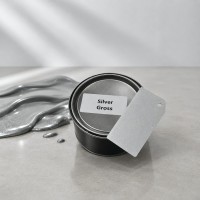 SHELCOLOR Эмаль базовая (краска) Silver Gross 0,5л., крупное серебро