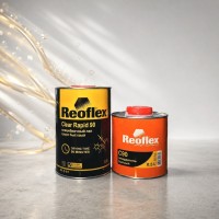 REOFLEX Бесцветный акриловый лак UHS CLEAR RAPID 90 супербыстрый 1л + 0,5отв