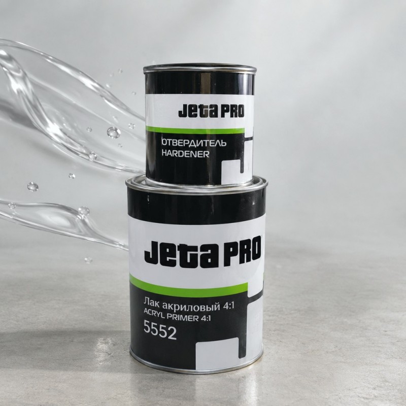 JETA PRO Эпоксидный антикоррозионный грунт 4:1 1л+0.25л, серый