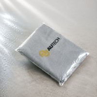 AuTech Микрофибра салфетка PROFI-MICROFASERTUCH 30х30 см, серая без оверлока, 280 гр/м2.