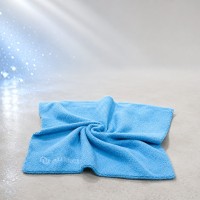 AuTech Микрофибра салфетка PROFI-MICROFASERTUCH 40х40 см, голубая, 400 гр/м2.