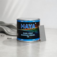HAYA Эмаль (краска) базовая, 1К Silver Gross (крупное серебро) 0.5л