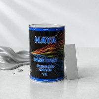 HAYA Эмаль (краска) базовая, 1К Silver Gross (крупное серебро) 1л