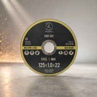 RoxelPro Отрезной круг ROXTOP FAST CUT 125 x 1,0 x 22 мм, Т41, нерж. сталь, металл