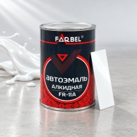 FARBEL Эмаль алкидная белая LA 201 0,8кг