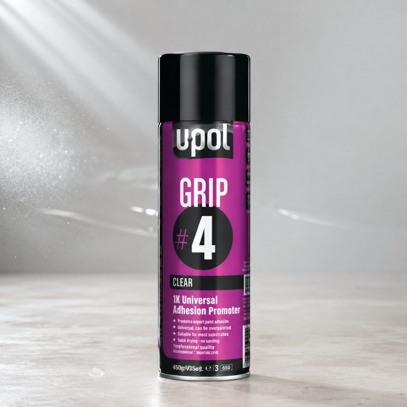 U-POL Грунт адгезионный GRIP4, в аэрозоле 450 мл.