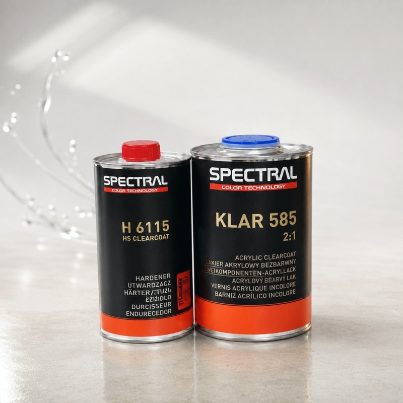 SPECTRAL Бесцветный акриловый лак KLAR 585 SR 1л+0,5отв